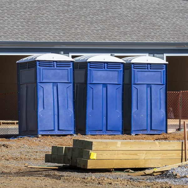 are there any restrictions on what items can be disposed of in the portable toilets in Calder ID